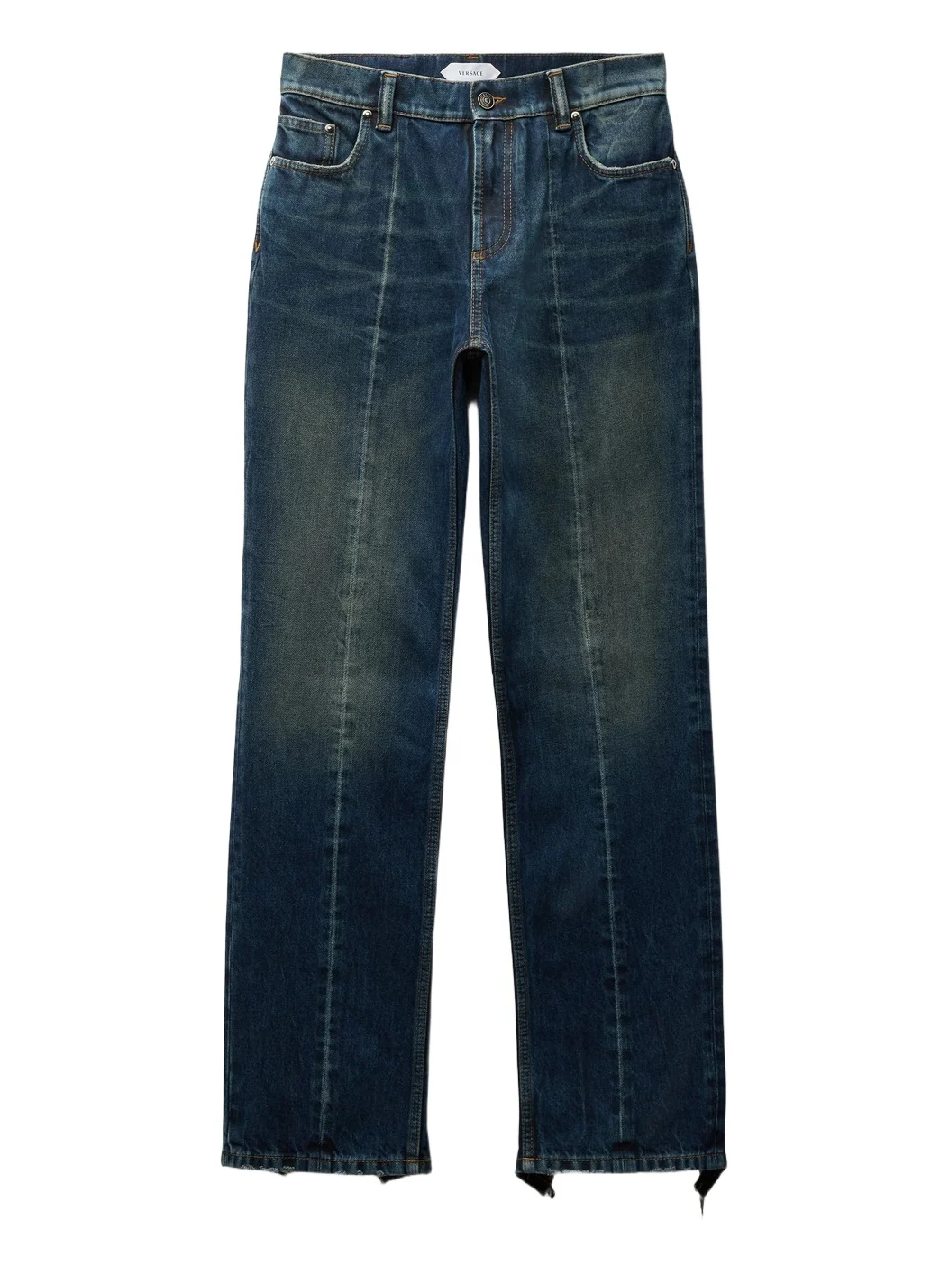 Distressed Straight Jeans Distressed Straight Jeans