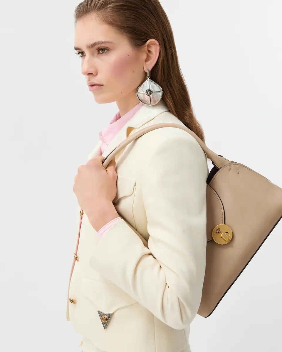 Versace Vivian Small Leather East/West Shoulder Bag | Thumbnail 2