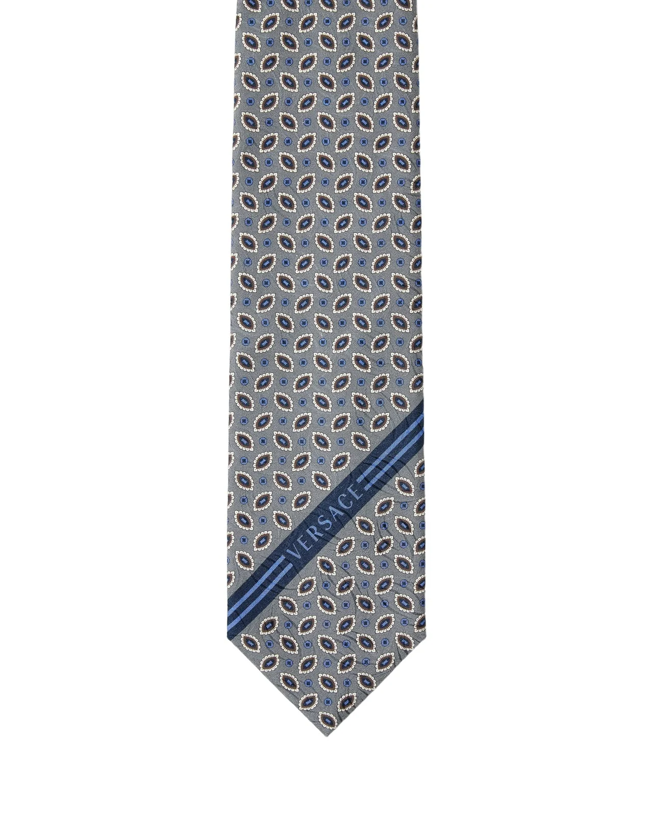 Printed Jacquard Silk Tie