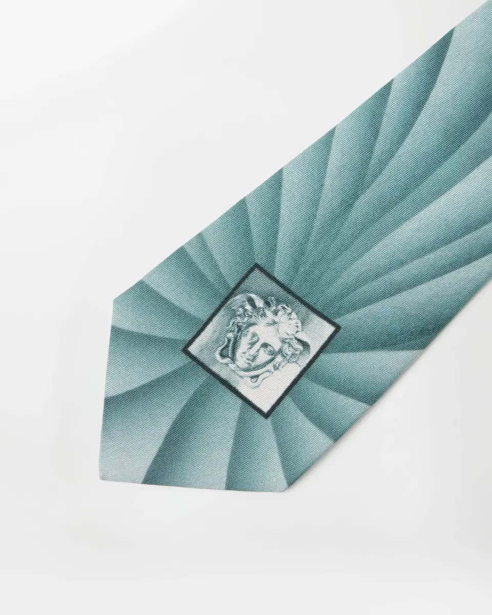 Versace Printed Silk Twill Tie | Thumbnail 2 Versace Printed Silk Twill Tie | Thumbnail 2