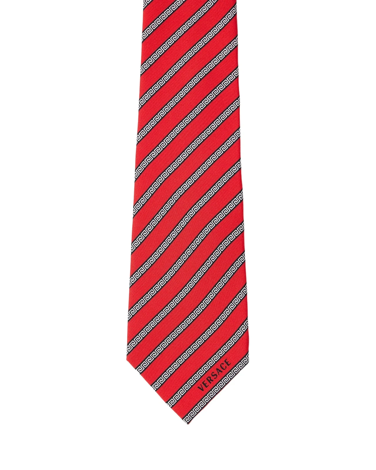 Versace Printed Silk Twill Tie