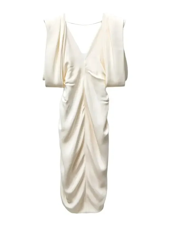 Crêpe Marocaine Silk Midi Dress Crêpe Marocaine Silk Midi Dress