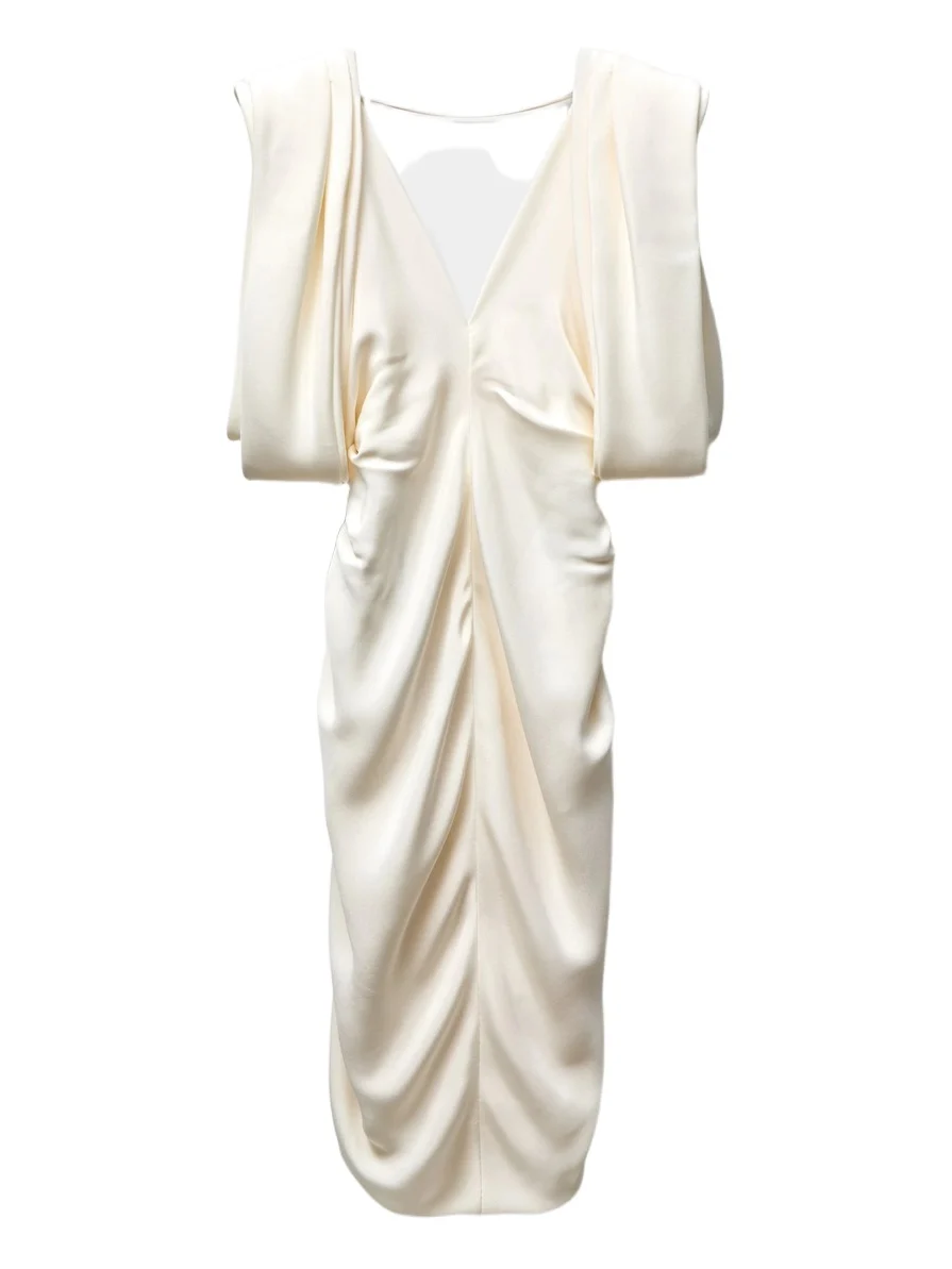 Crêpe Marocaine Silk Midi Dress Crêpe Marocaine Silk Midi Dress