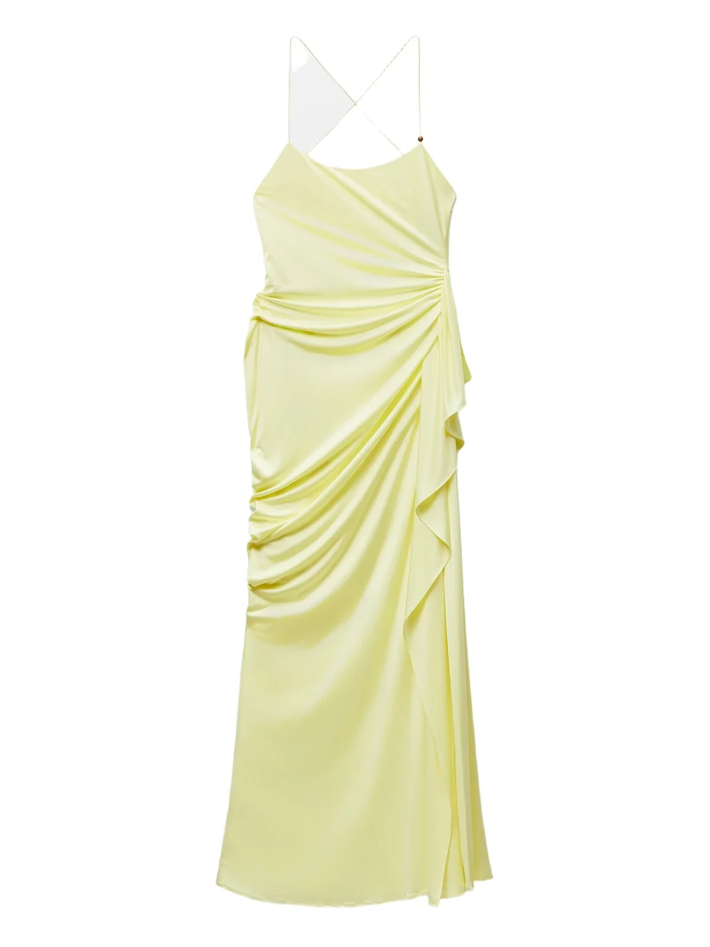 Draped Viscose-Jersey Gown