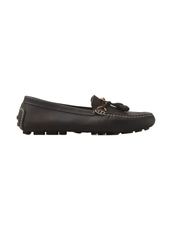 Versace Robin Suede Driver Shoes