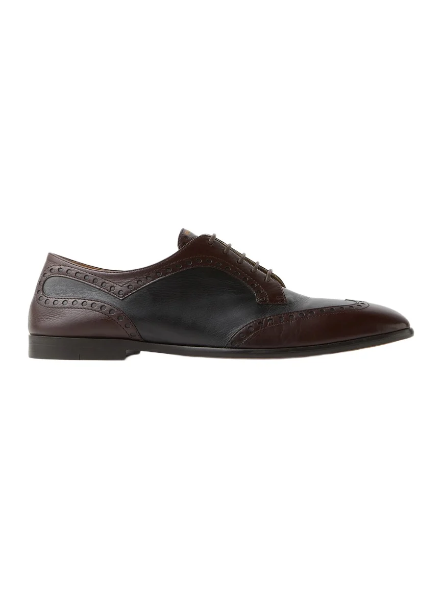 Versace Mick Leather Derby Shoes