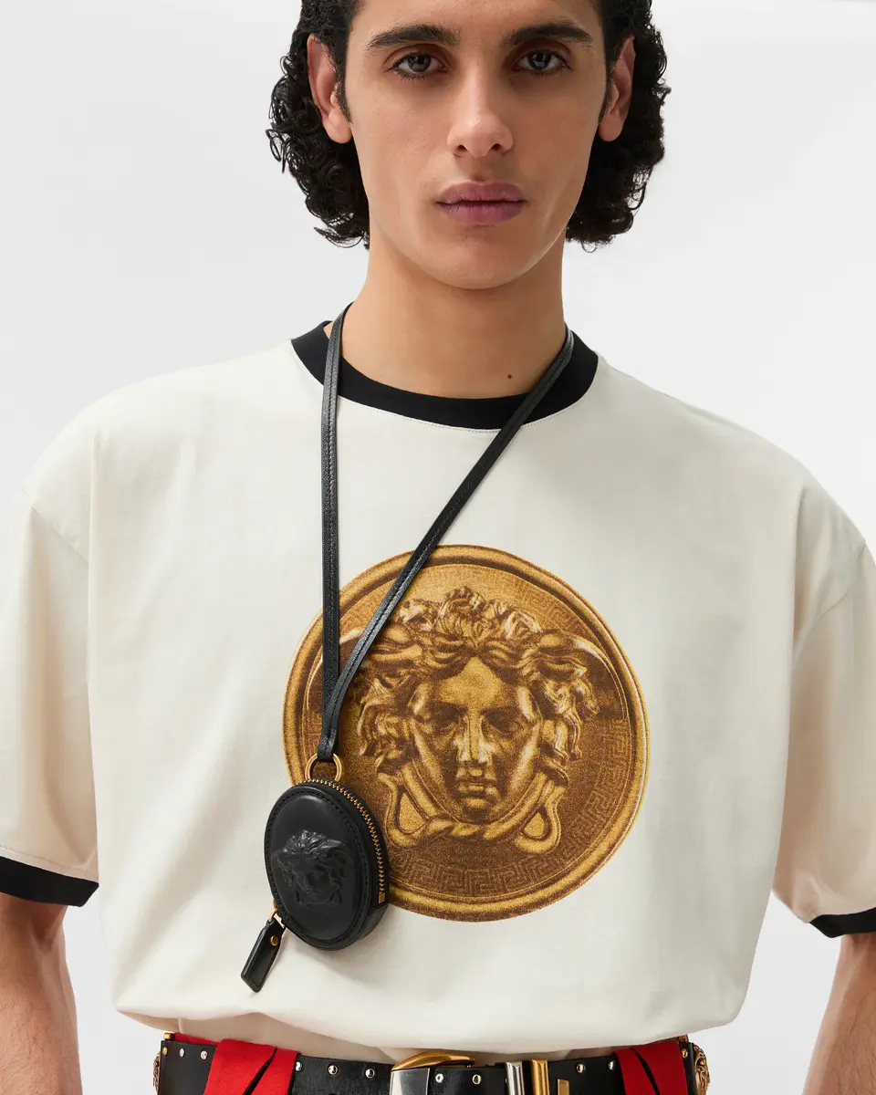 Versace Lou Nappa Coin Purse | Thumbnail 2