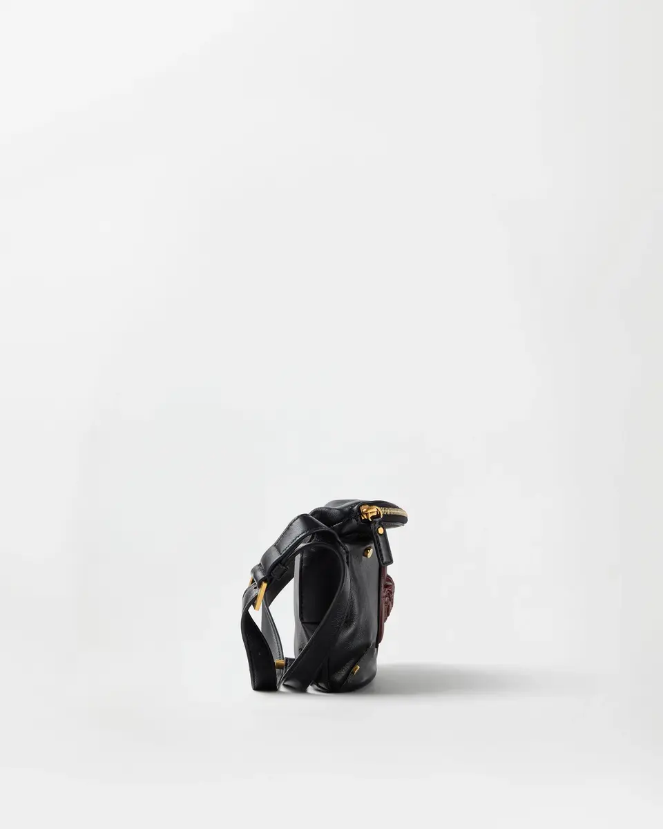 Versace Lou Nappa Mini Shoulder Bag | Thumbnail 2 Versace Lou Nappa Mini Shoulder Bag | Thumbnail 2