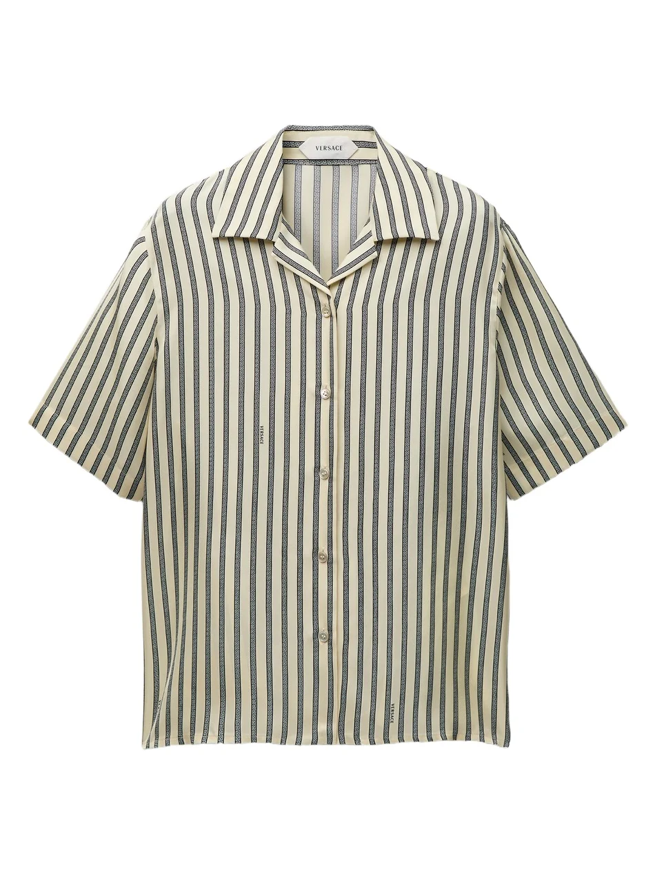 Printed Silk Twill Shirt Printed Silk Twill Shirt