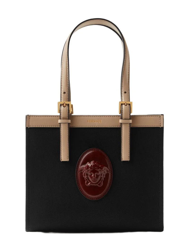 Versace Rivière Mini Canvas Tote