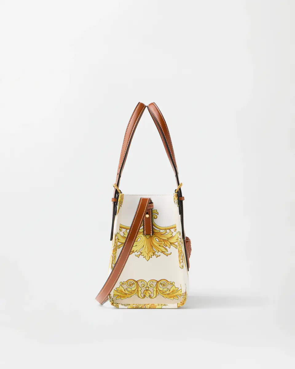 Versace Rivière Printed Mini Canvas Tote | Thumbnail 2