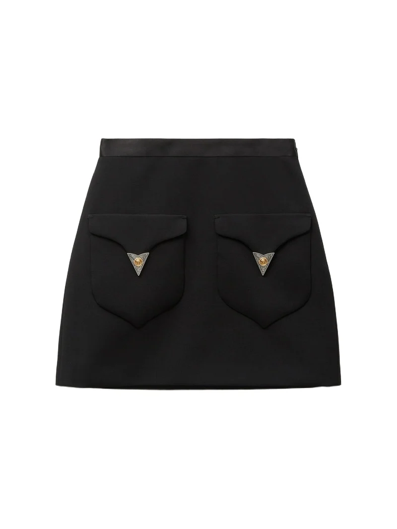 Wool Mini Skirt Wool Mini Skirt