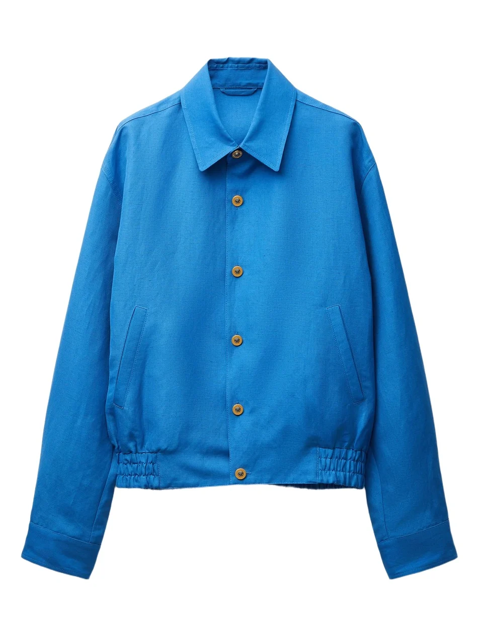 Versace Wool-Linen Blouson
