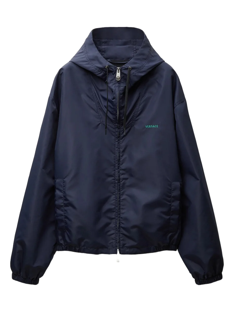 Embroidered Nylon Windbreaker Embroidered Nylon Windbreaker