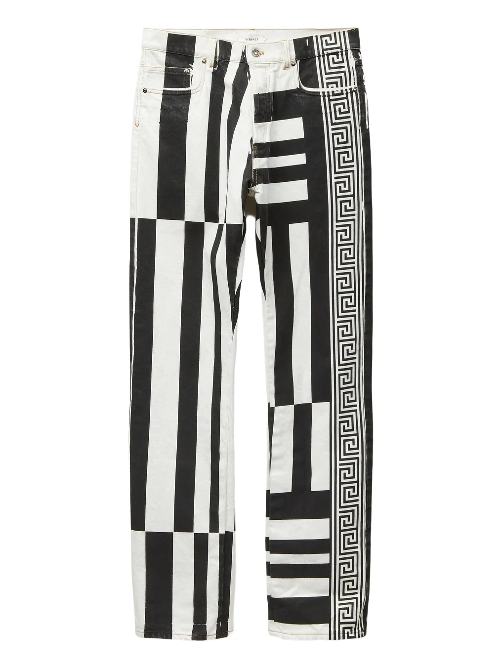 Printed Straight Leg Jeans Printed Straight Leg Jeans