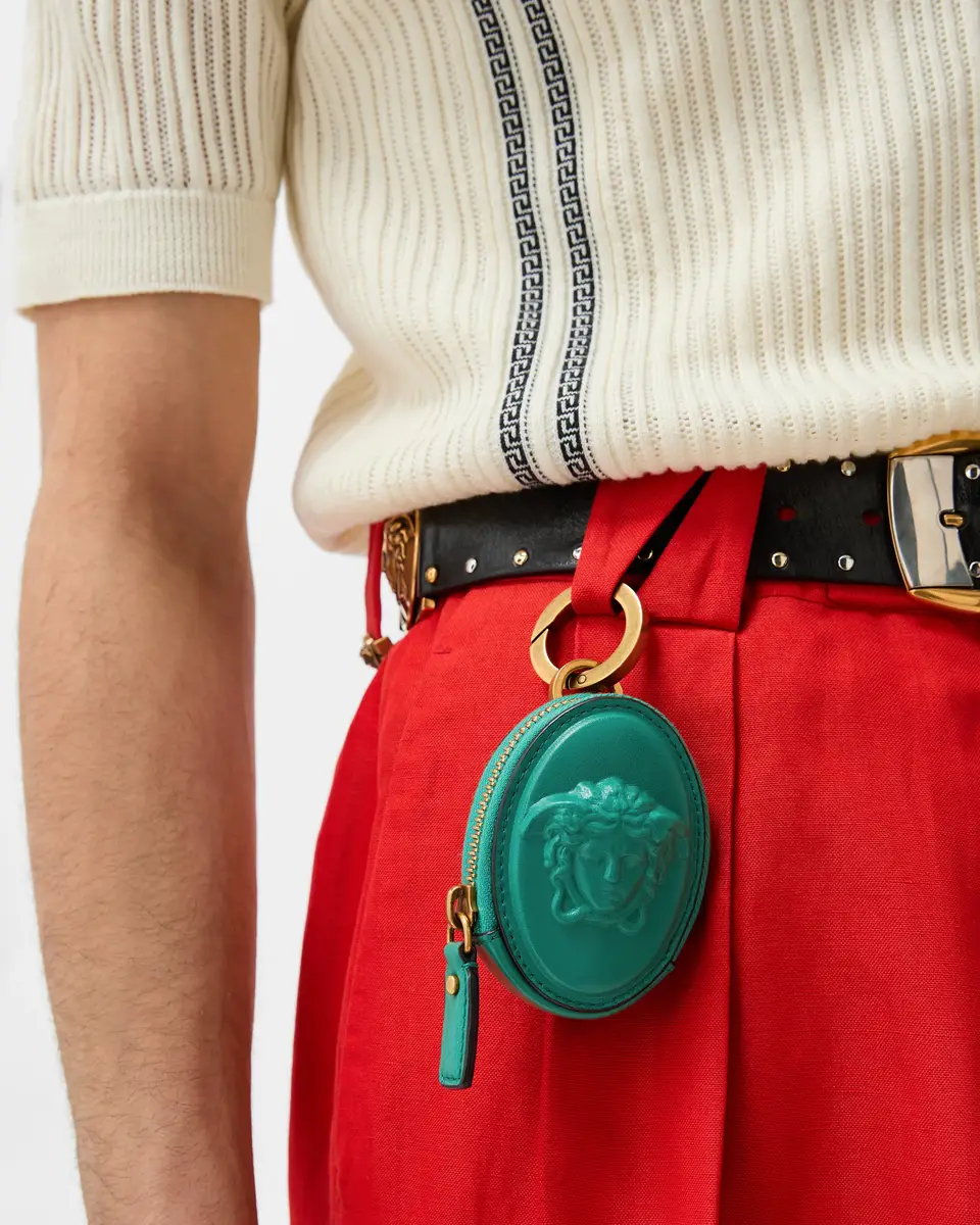Versace Lou Nappa Coin Purse | Thumbnail 2