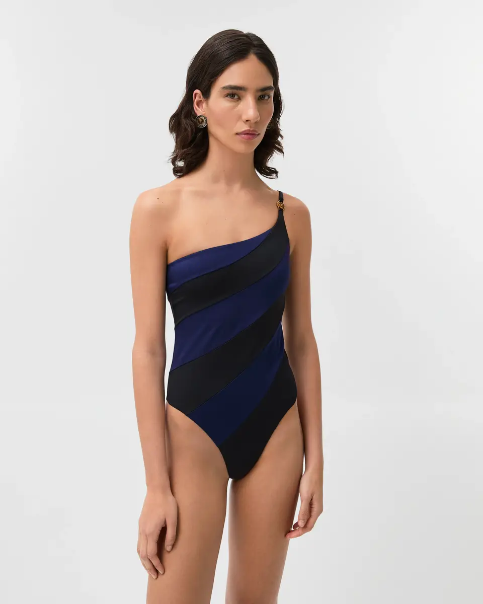 Versace One-Shoulder Swimsuit | Thumbnail 2