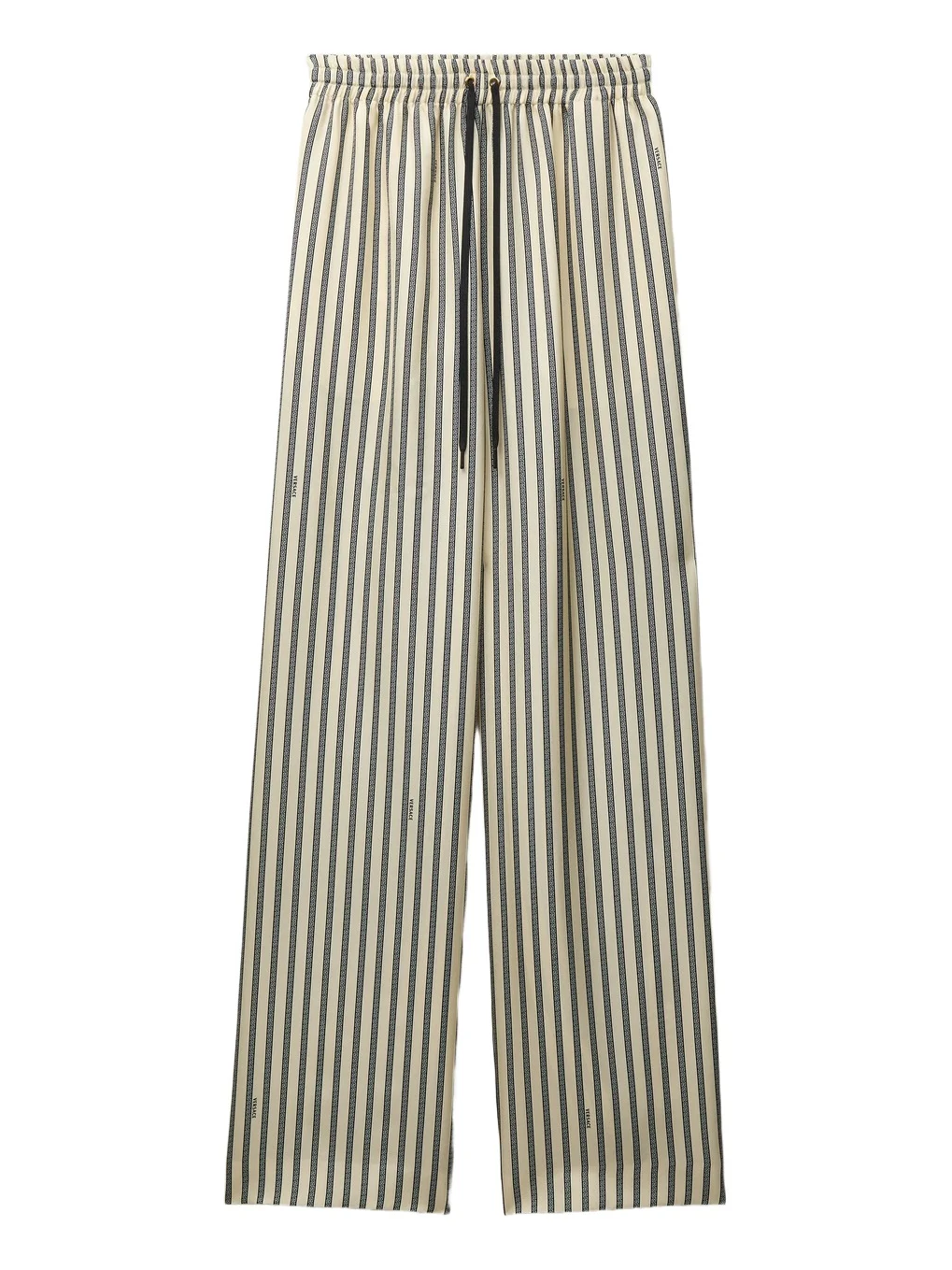 Versace Printed Silk Twill Pajama-Style Trousers