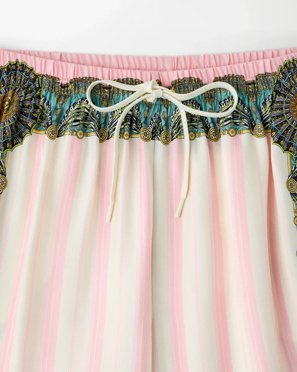 Versace Printed Silk Twill Pajama-Style Pants | Thumbnail 2 Versace Printed Silk Twill Pajama-Style Pants | Thumbnail 2