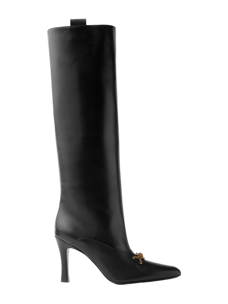 Versace Marisa Leather Boots 90 mm