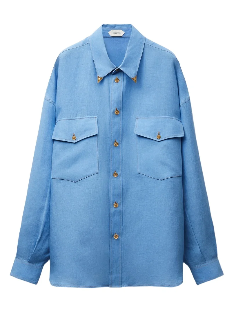 Versace Linen Loose Shirt