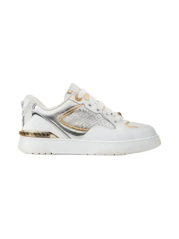 Biggie Basket Metallic Leather Sneakers Biggie Basket Metallic Leather Sneakers