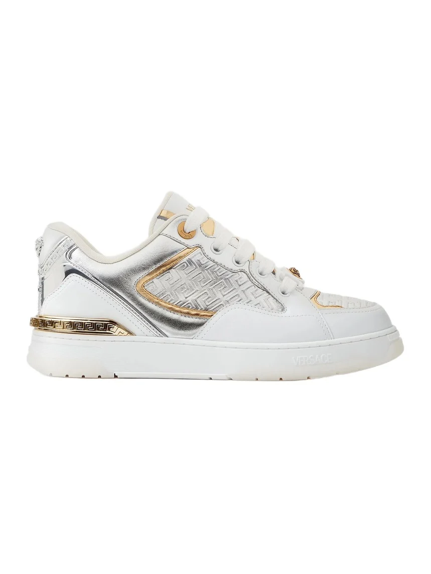 Biggie Basket Metallic Leather Sneakers Biggie Basket Metallic Leather Sneakers