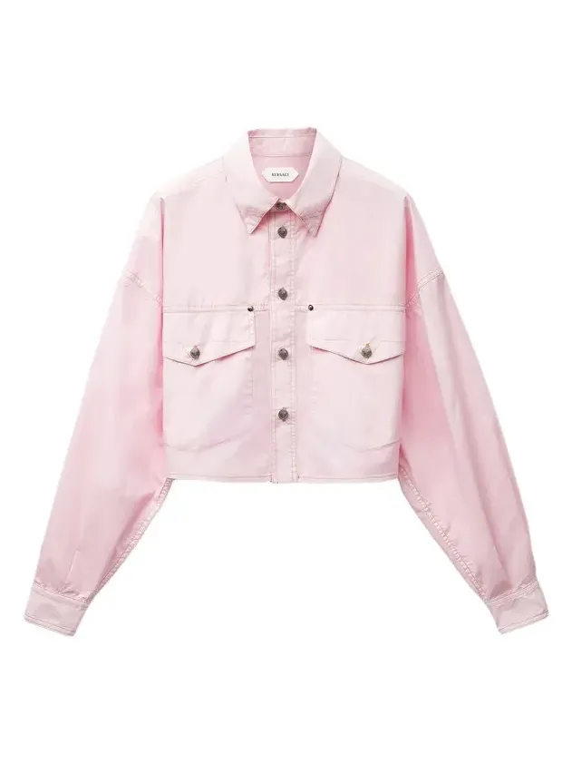 Cotton-Poplin Crop Shirt Cotton-Poplin Crop Shirt