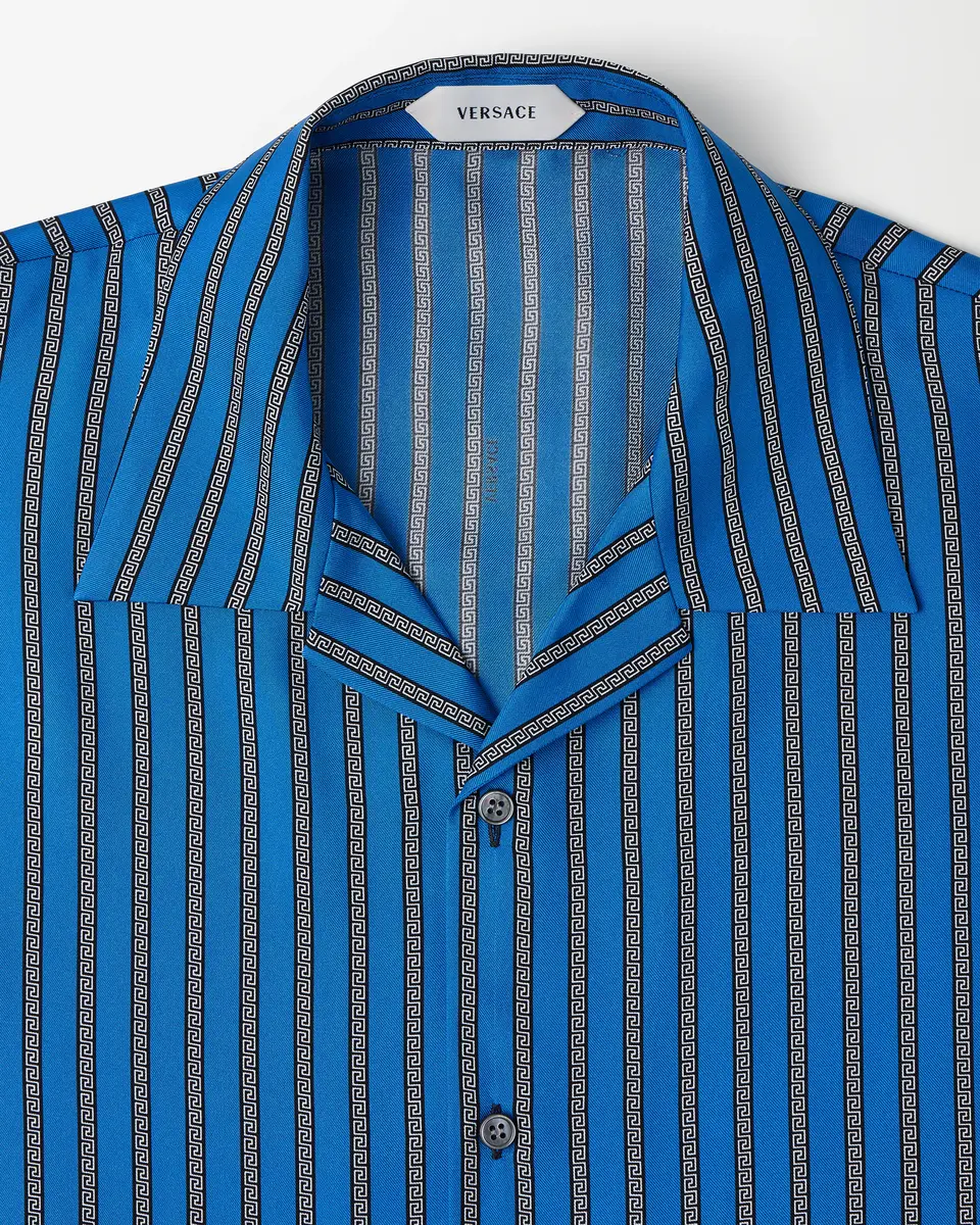 Versace Printed Silk Twill Shirt | Thumbnail 2