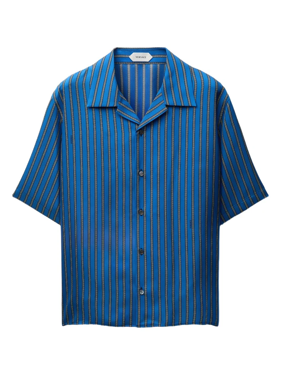 Printed Silk Twill Shirt Printed Silk Twill Shirt