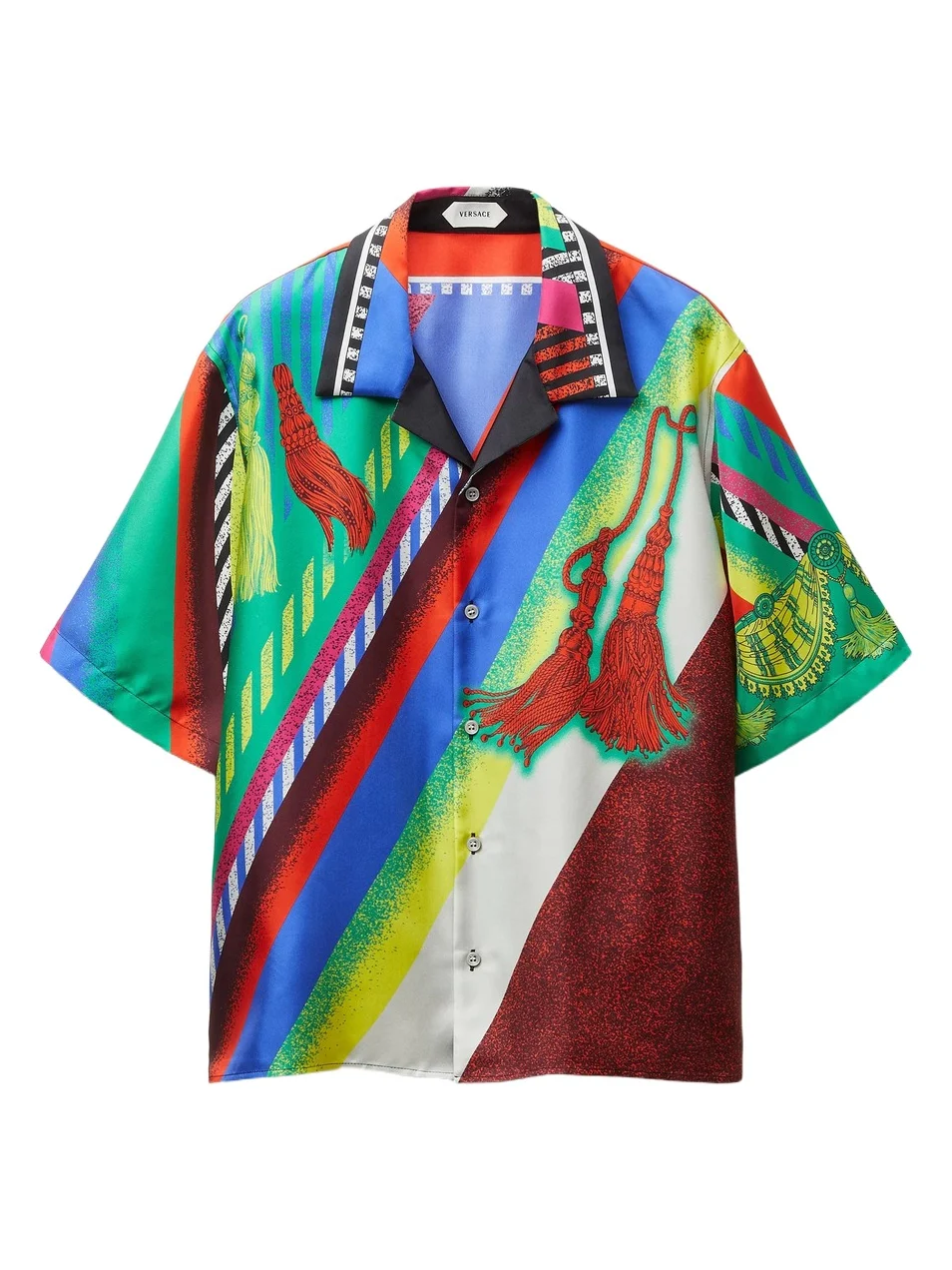 Printed Silk Twill Shirt Printed Silk Twill Shirt