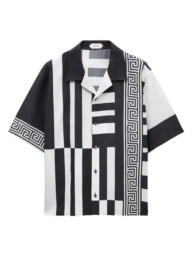 Printed Cotton-Silk Shirt