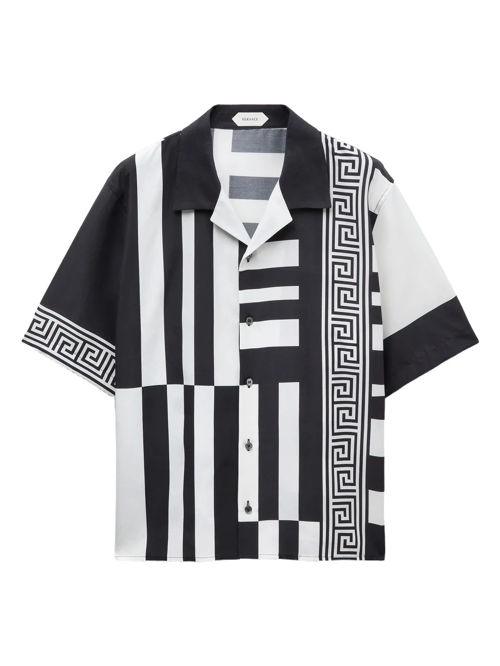 Versace Printed Cotton-Silk Shirt