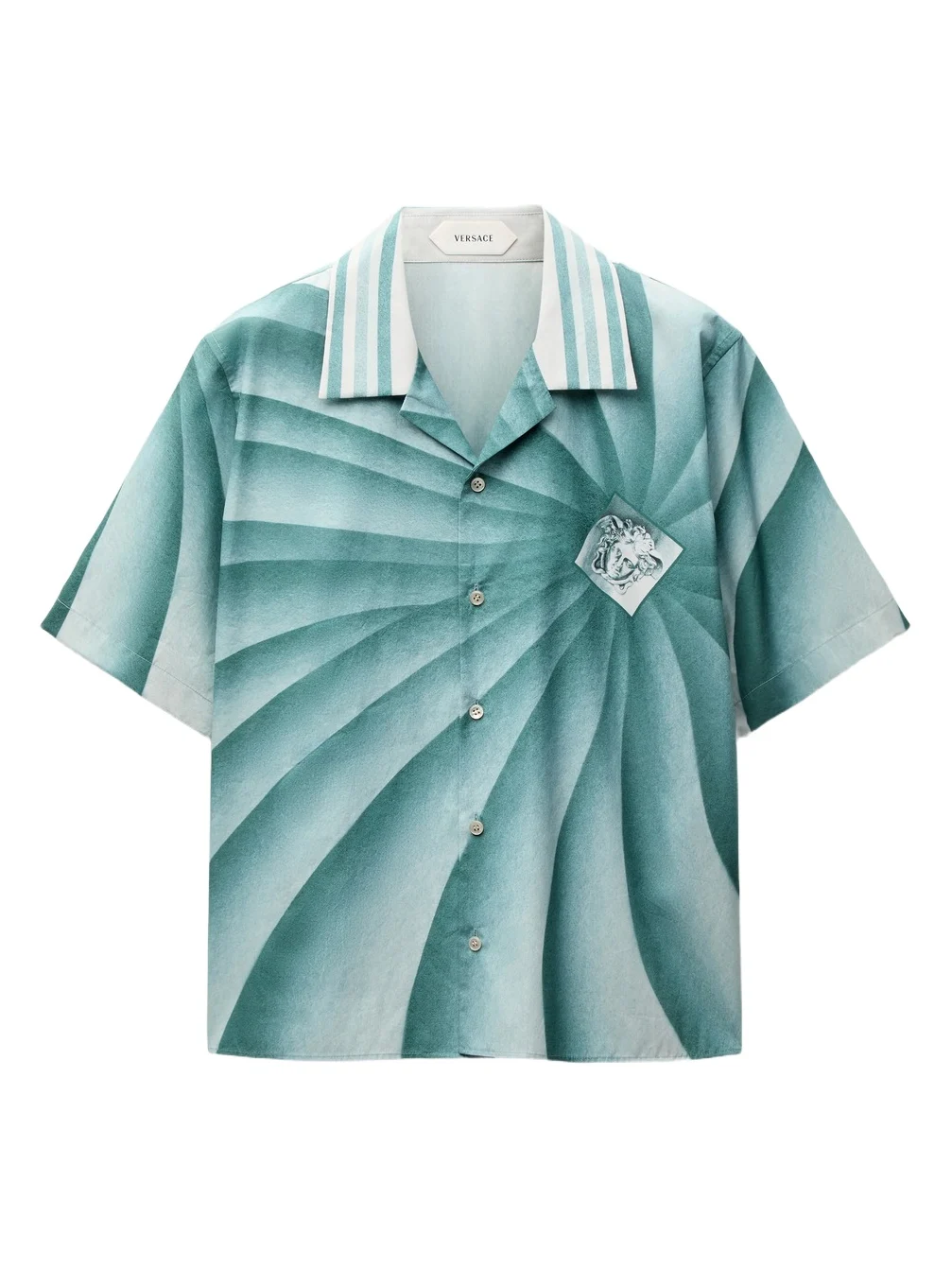 Versace Printed Cotton-Poplin Shirt