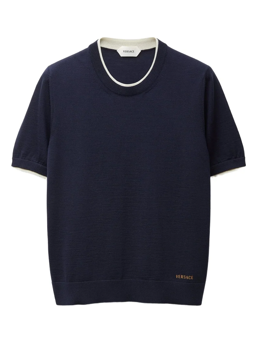 Versace Wool Knit T-shirt