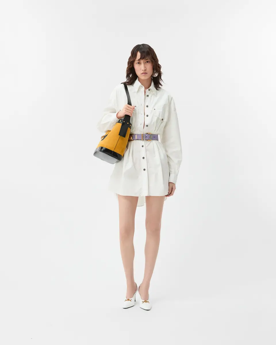 Versace Cotton-Poplin Mini Dress | Thumbnail 2 Versace Cotton-Poplin Mini Dress | Thumbnail 2