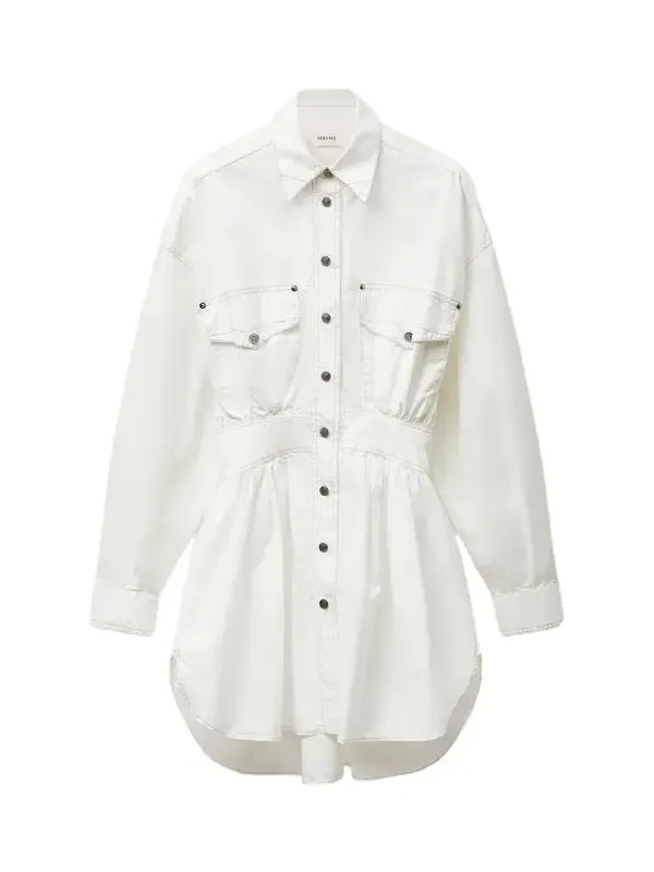 Cotton-Poplin Mini Dress Cotton-Poplin Mini Dress
