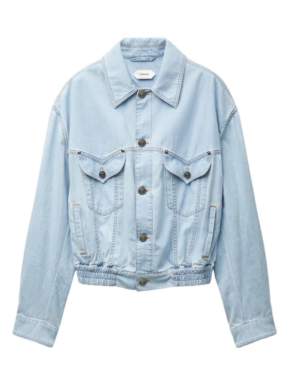 Chambray Denim Blouson Chambray Denim Blouson