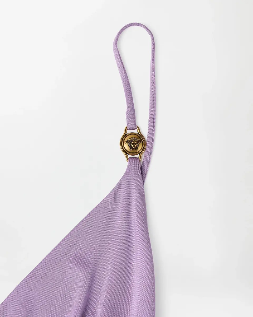 Versace Viscose-Jersey Draped Midi Dress | Thumbnail 2 Versace Viscose-Jersey Draped Midi Dress | Thumbnail 2