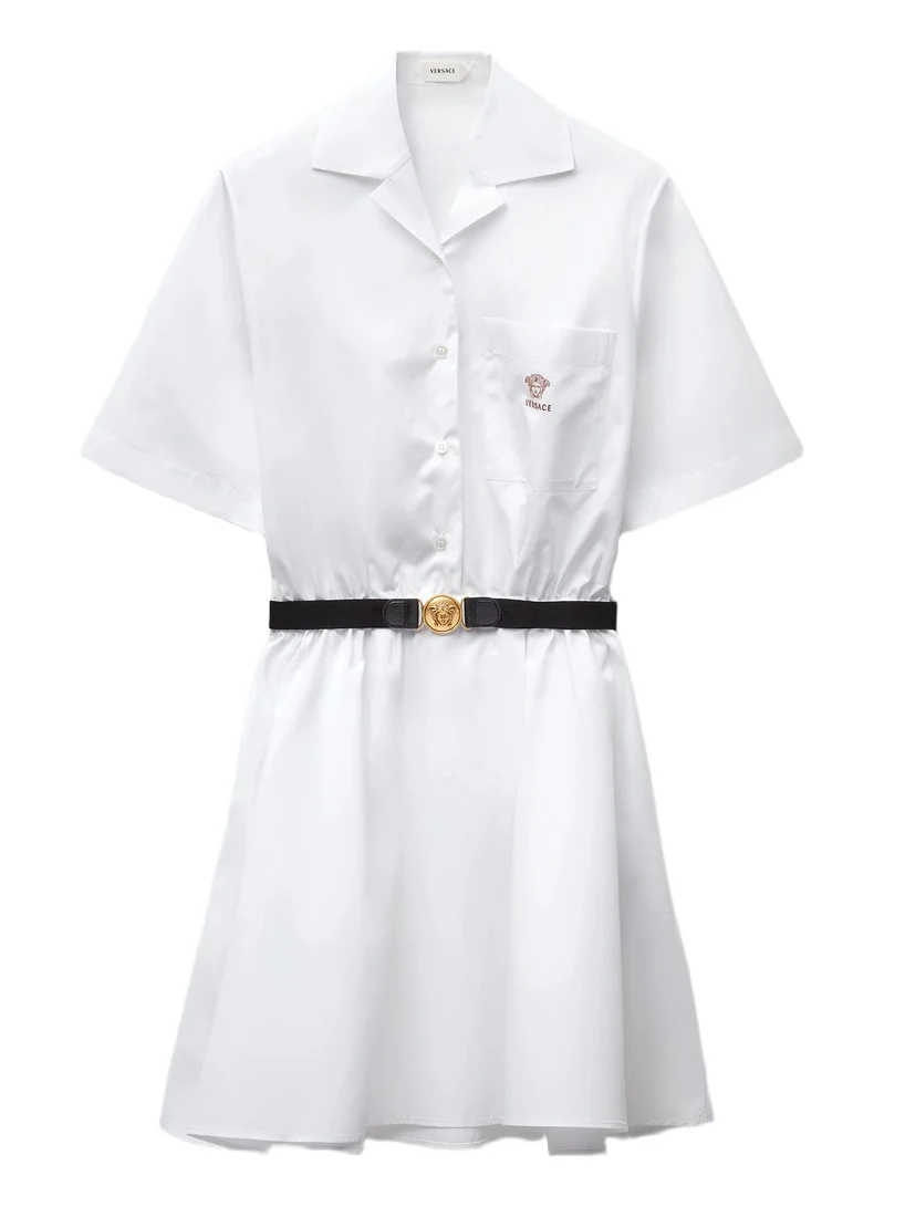 Cotton-Poplin Mini Dress Cotton-Poplin Mini Dress