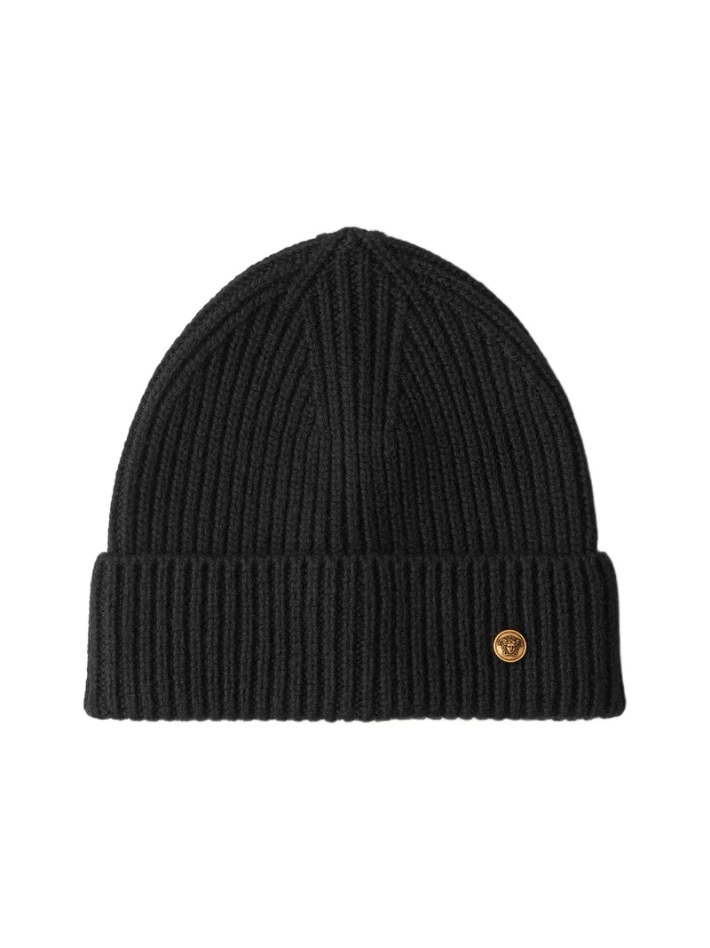 Ribbed Wool Knit Beanie