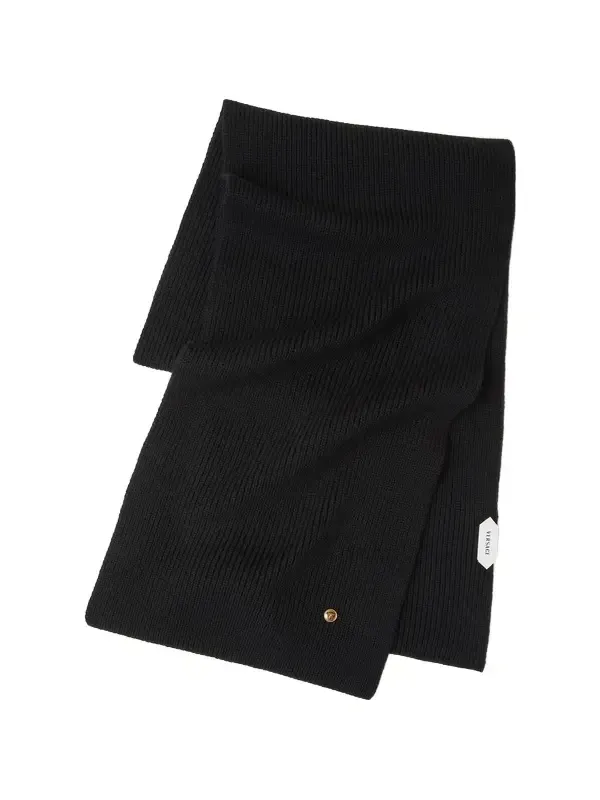 Ribbed Wool Knit Scarf Ribbed Wool Knit Scarf