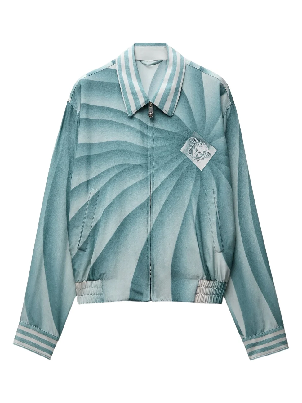 Printed Silk-Poplin Blouson Printed Silk-Poplin Blouson