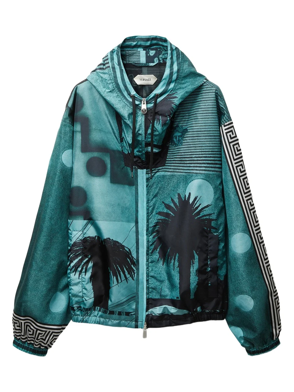 Versace Printed Nylon Windbreaker