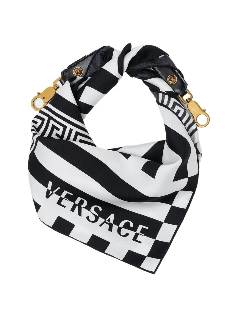 Printed Silk Scarf Charm 55 cm