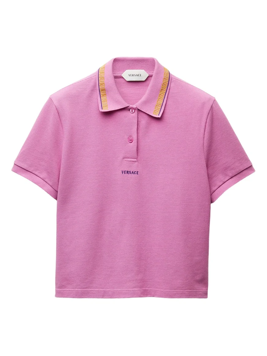 Embroidered-Logo Cotton Piqué Polo
