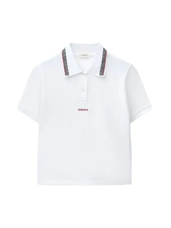 Embroidered-Logo Cotton Piqué Polo Embroidered-Logo Cotton Piqué Polo