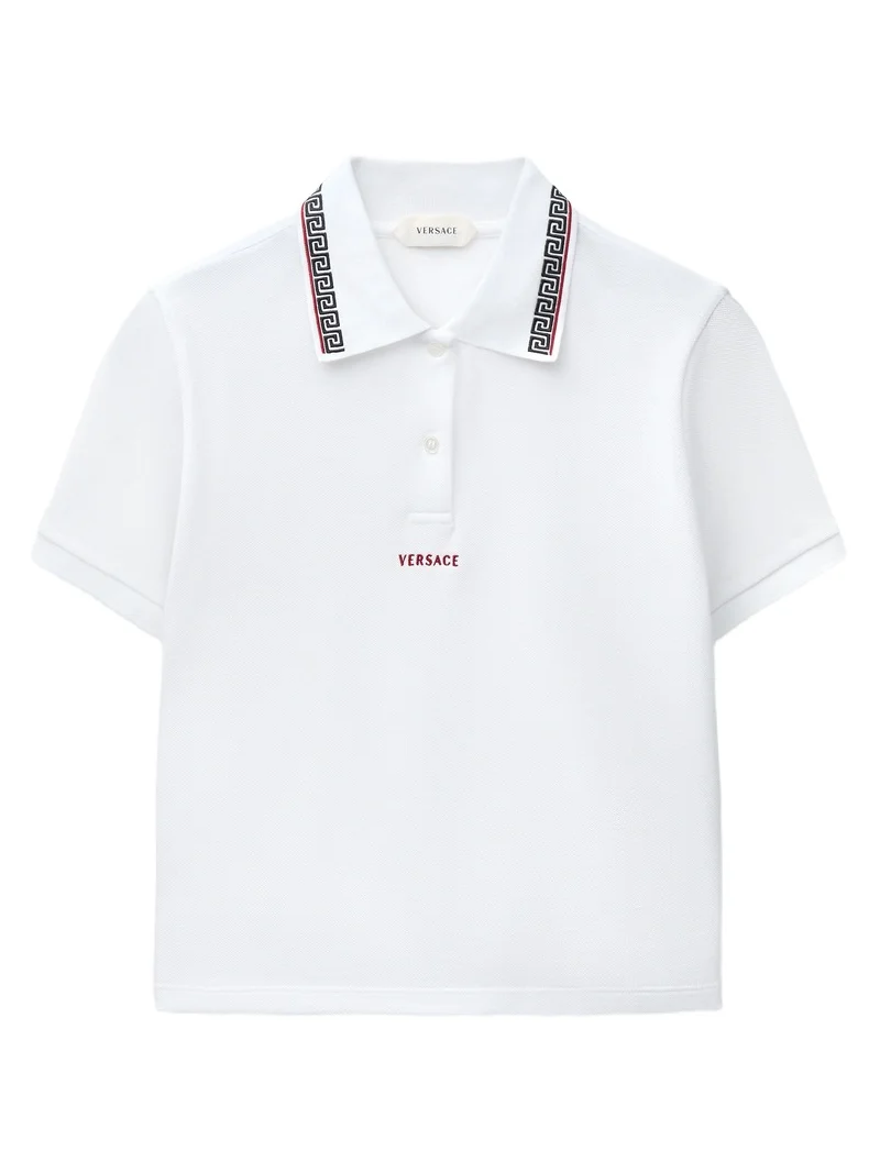 Embroidered-Logo Cotton Piqué Polo