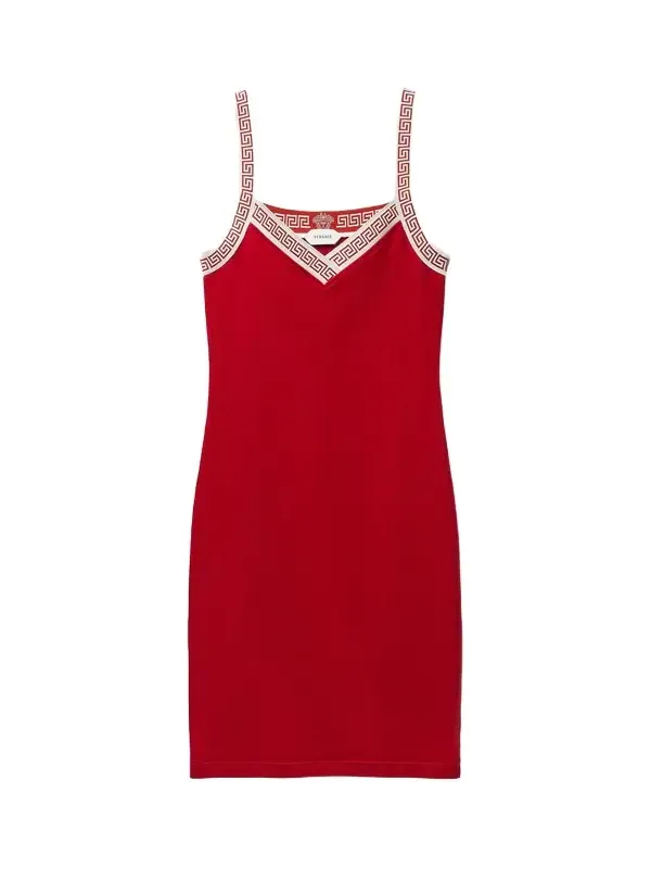 Jacquard Stretch Cotton-Jersey Mini Dress