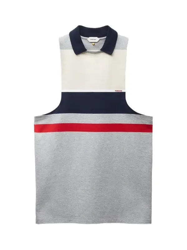 Striped Cotton-Jersey Mini Dress Striped Cotton-Jersey Mini Dress